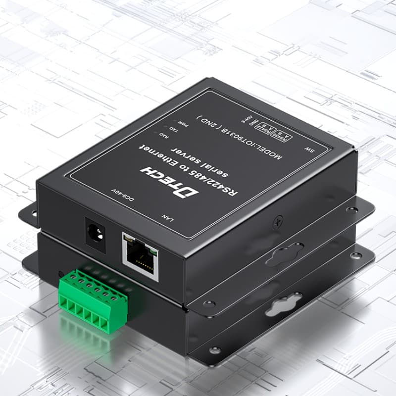 DTECH industrial serial device server